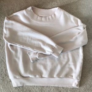 Cropped Crewneck Sweatshirt